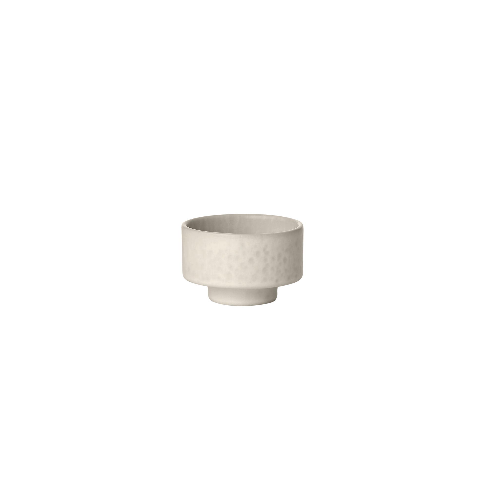 White ceramic bowl on a white background