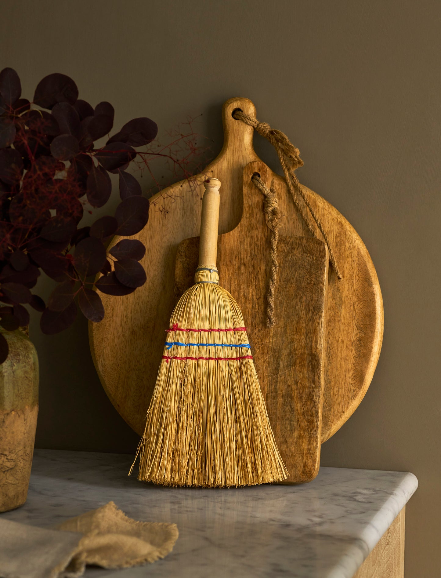 Traditional Straw Broom | Small