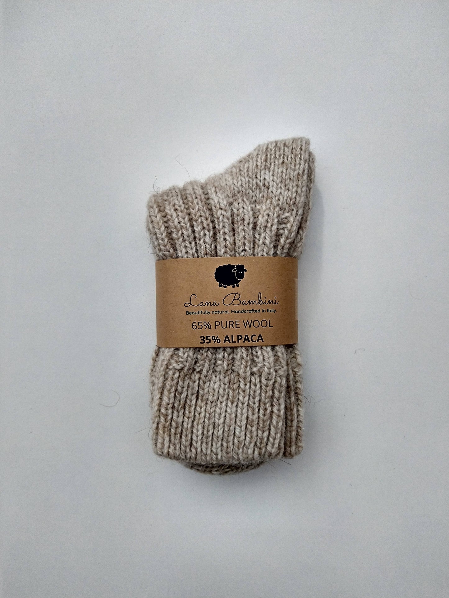 Maria Wool Socks | Tobacco