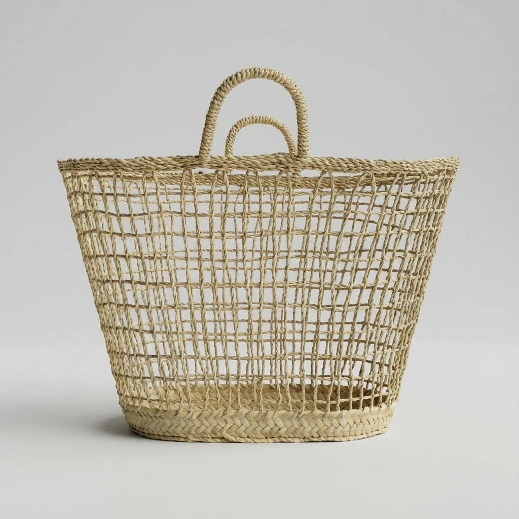 Open Weave Market Basket