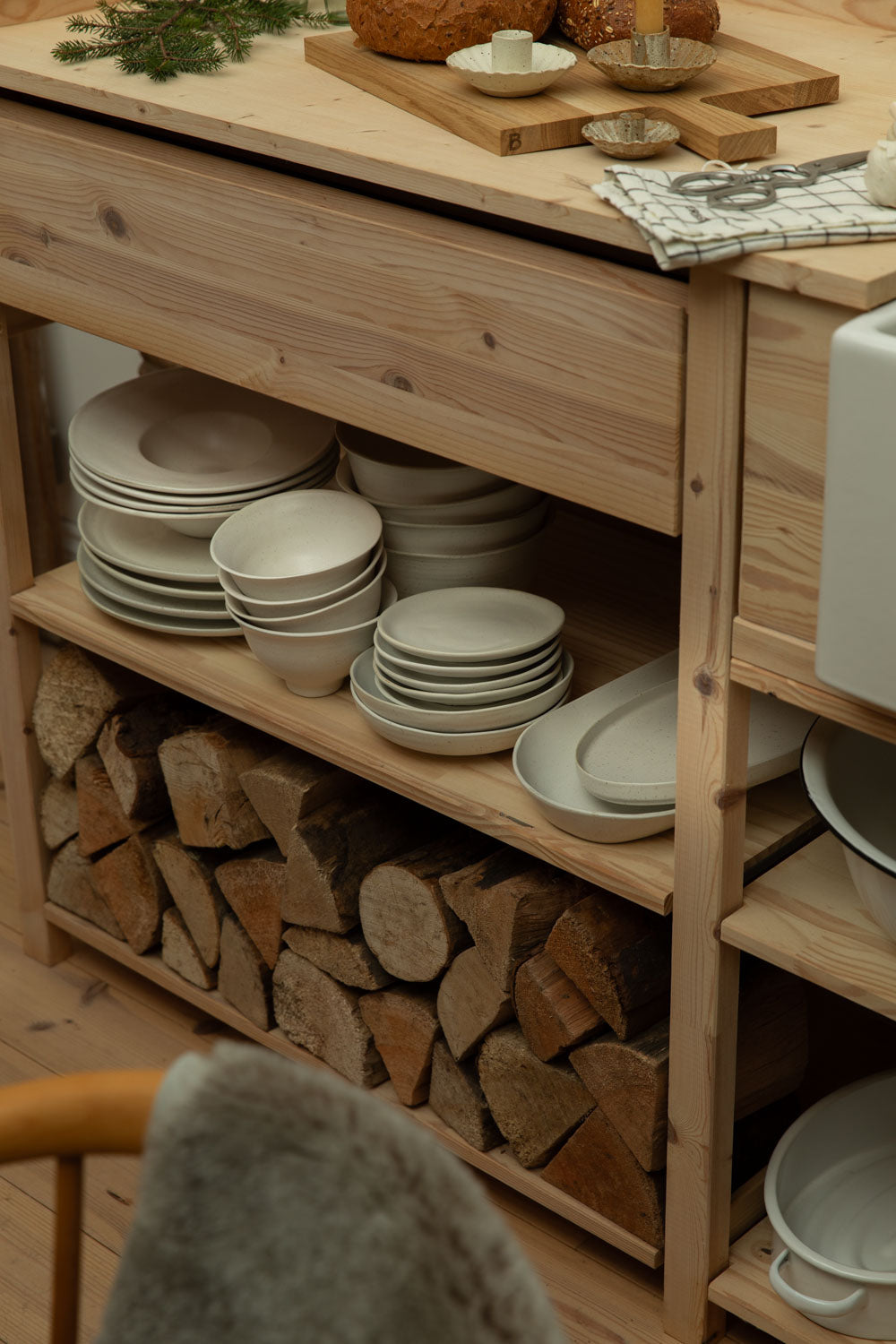 British Sheepskin Rug/Throw | Taupe