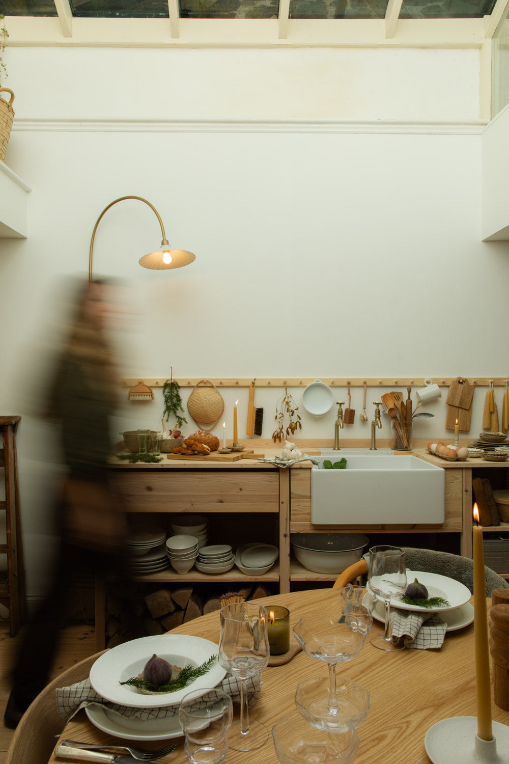 Nordic Candle Holder | Vanilla