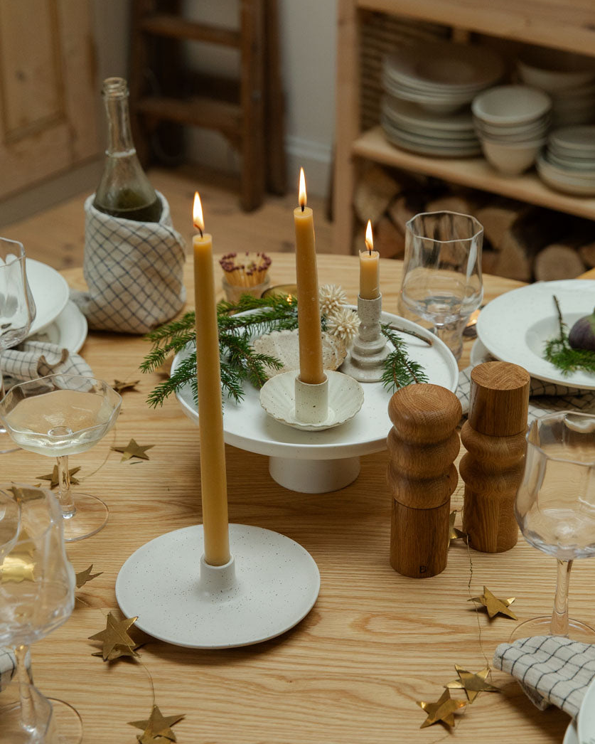 Nordic Candle Holder | Vanilla