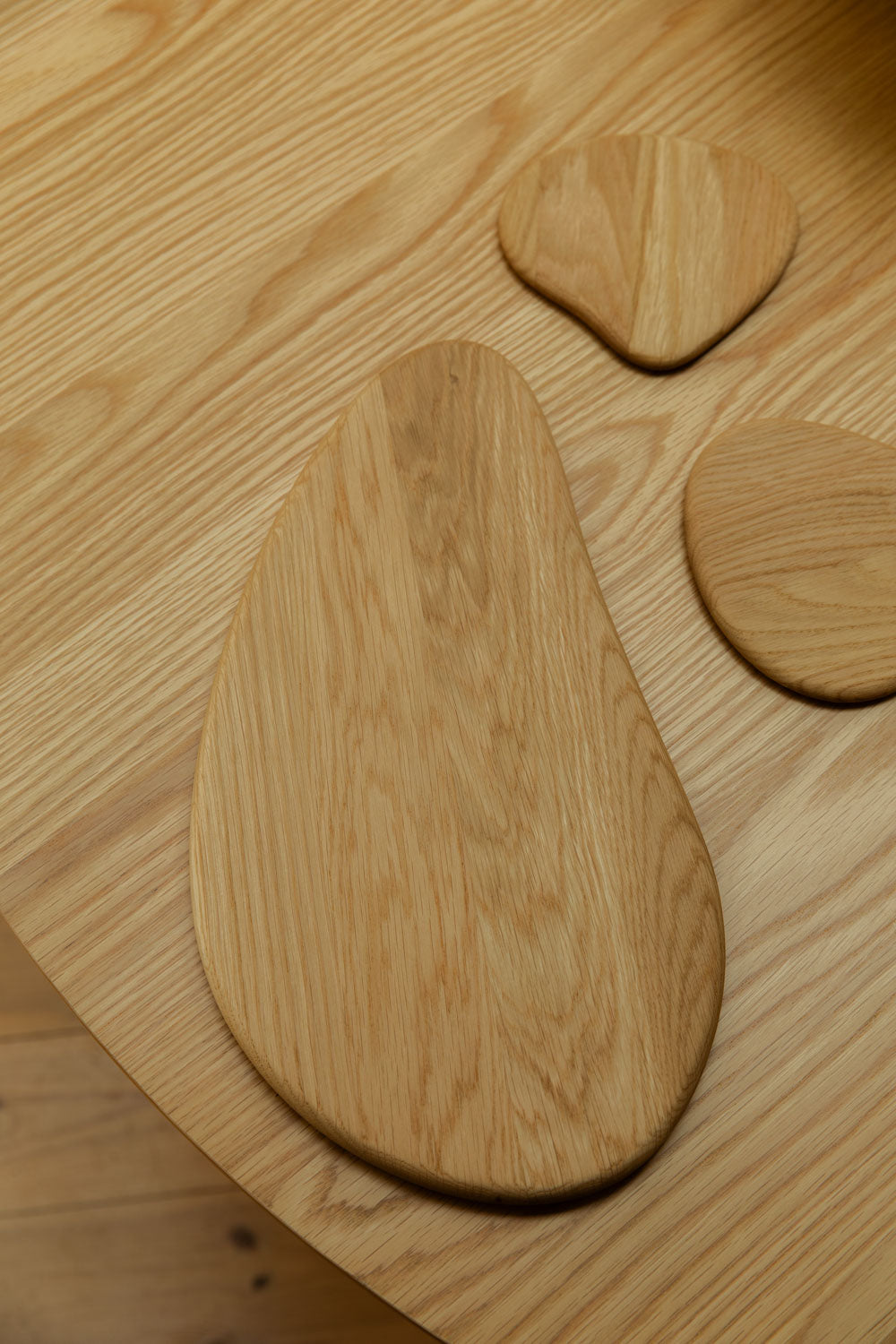Wooden boards on a wooden surface