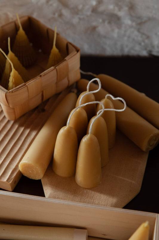 English Beeswax Candles | Stumpie 12hr