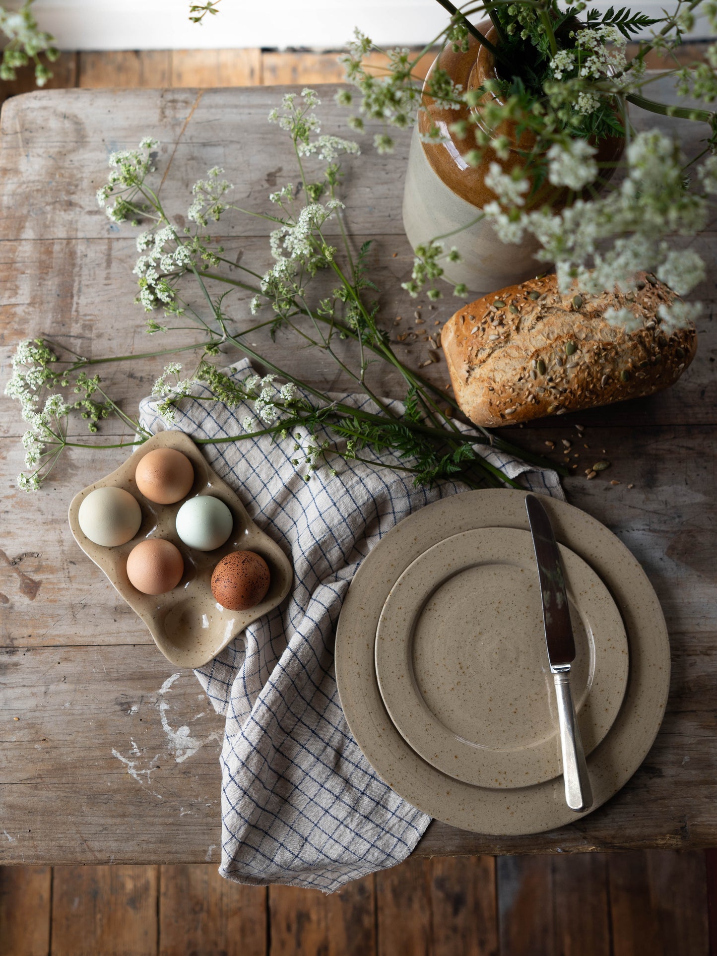 Stoneware Egg Tray