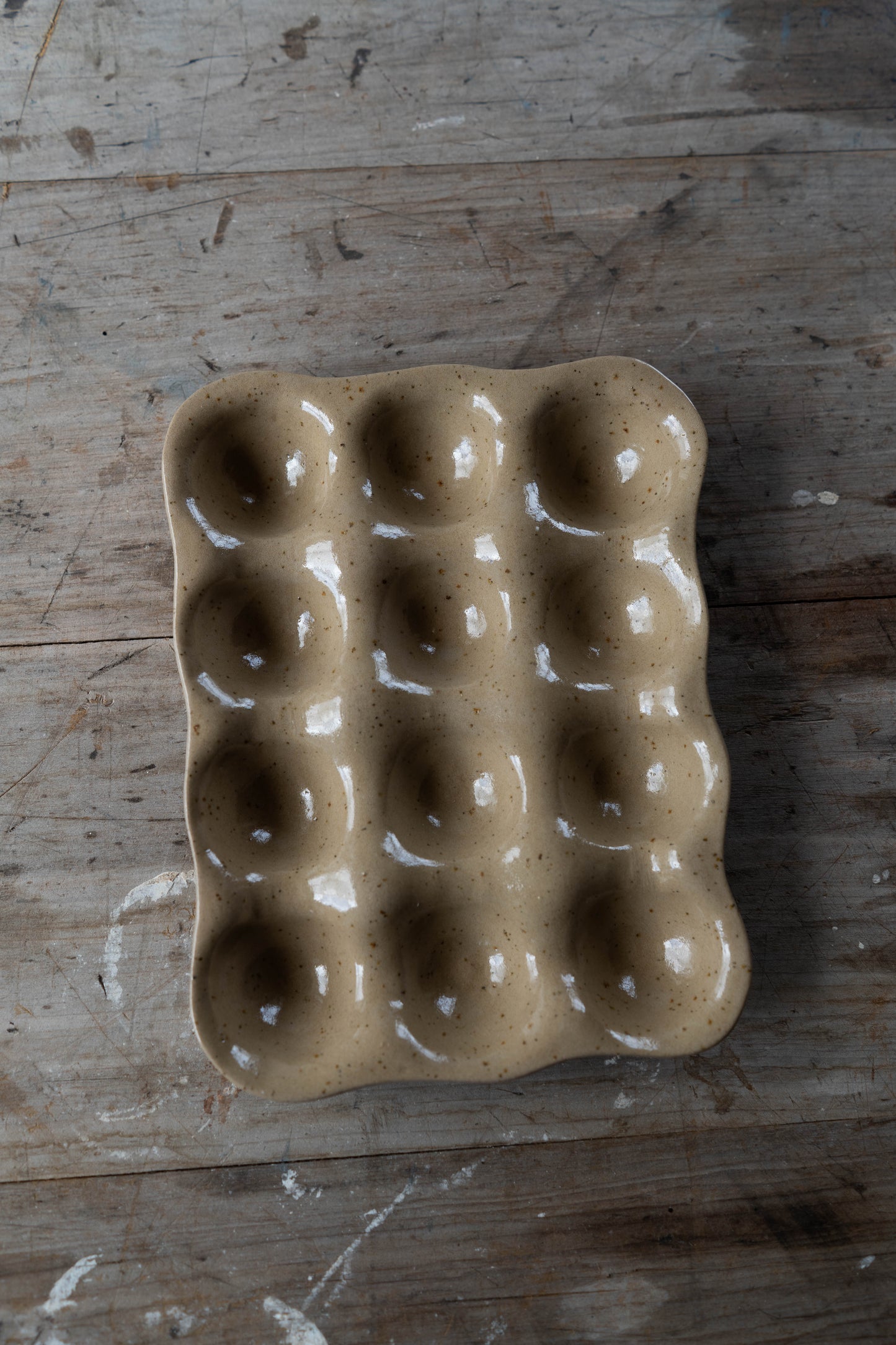 Stoneware Egg Tray