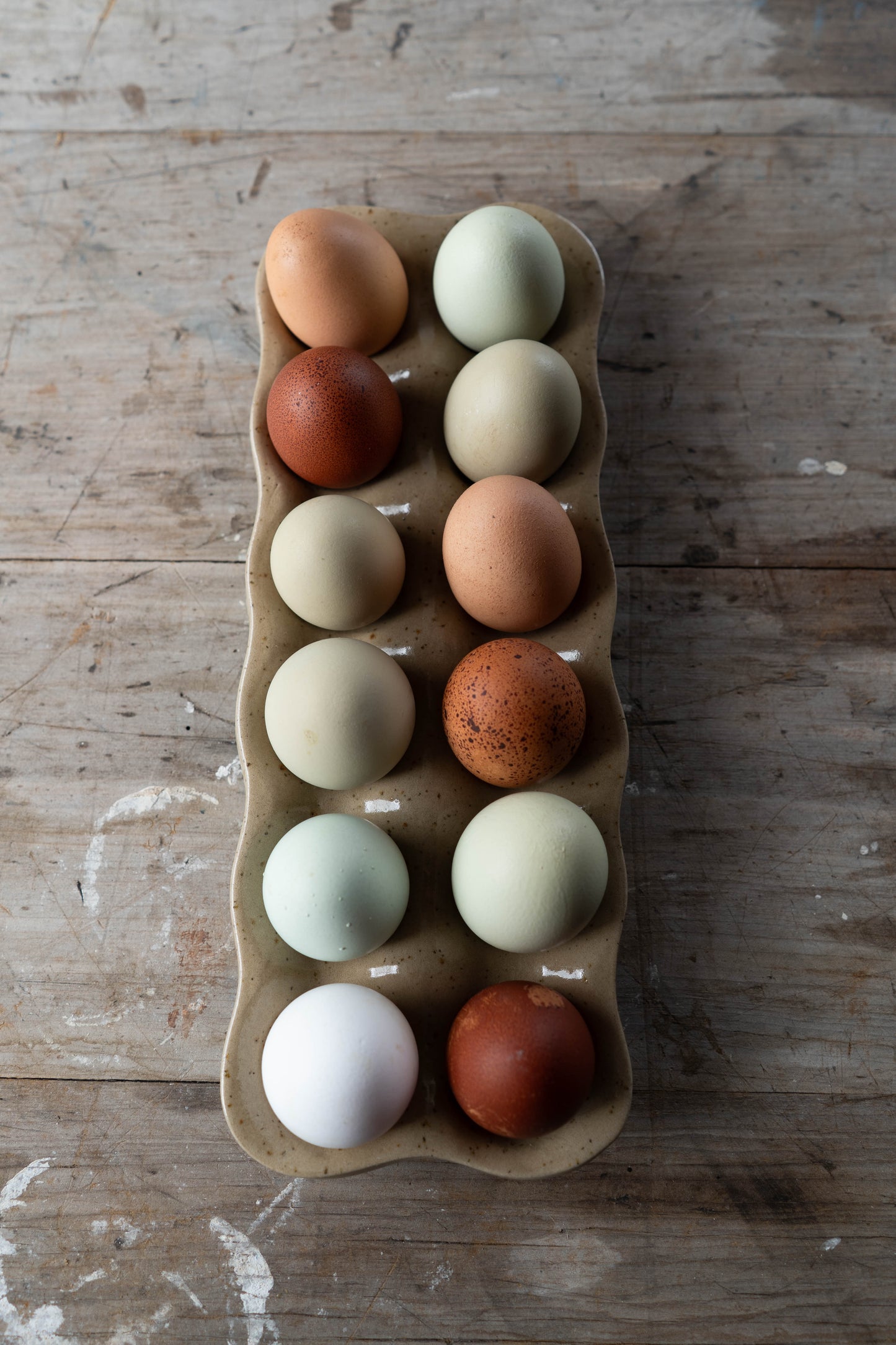 Stoneware Egg Tray