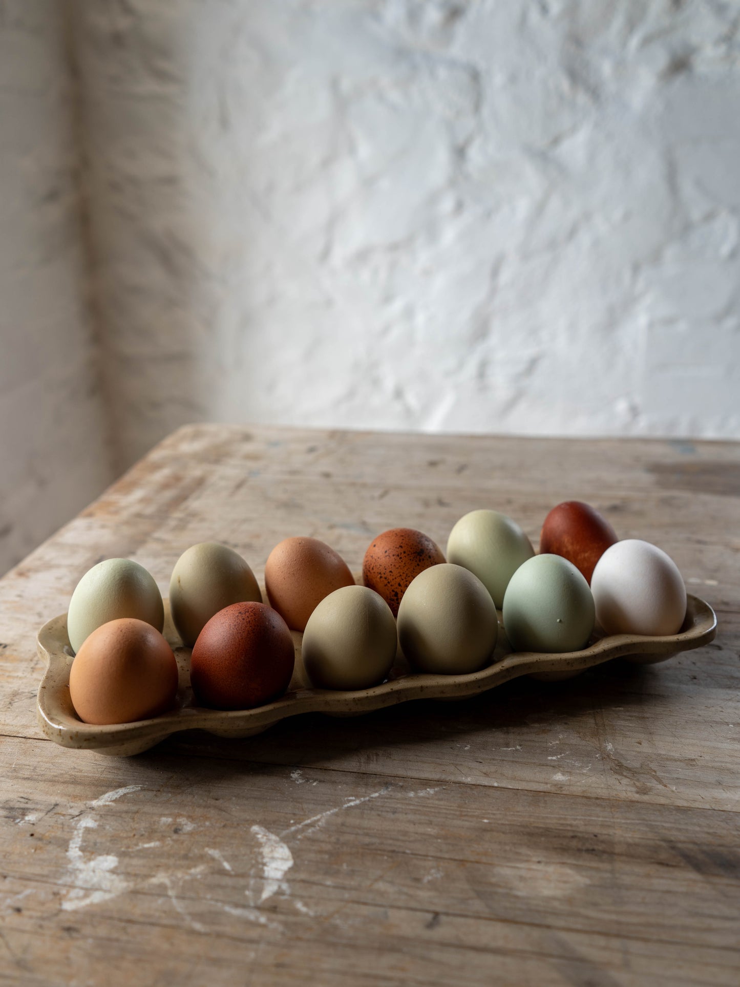 Stoneware Egg Tray
