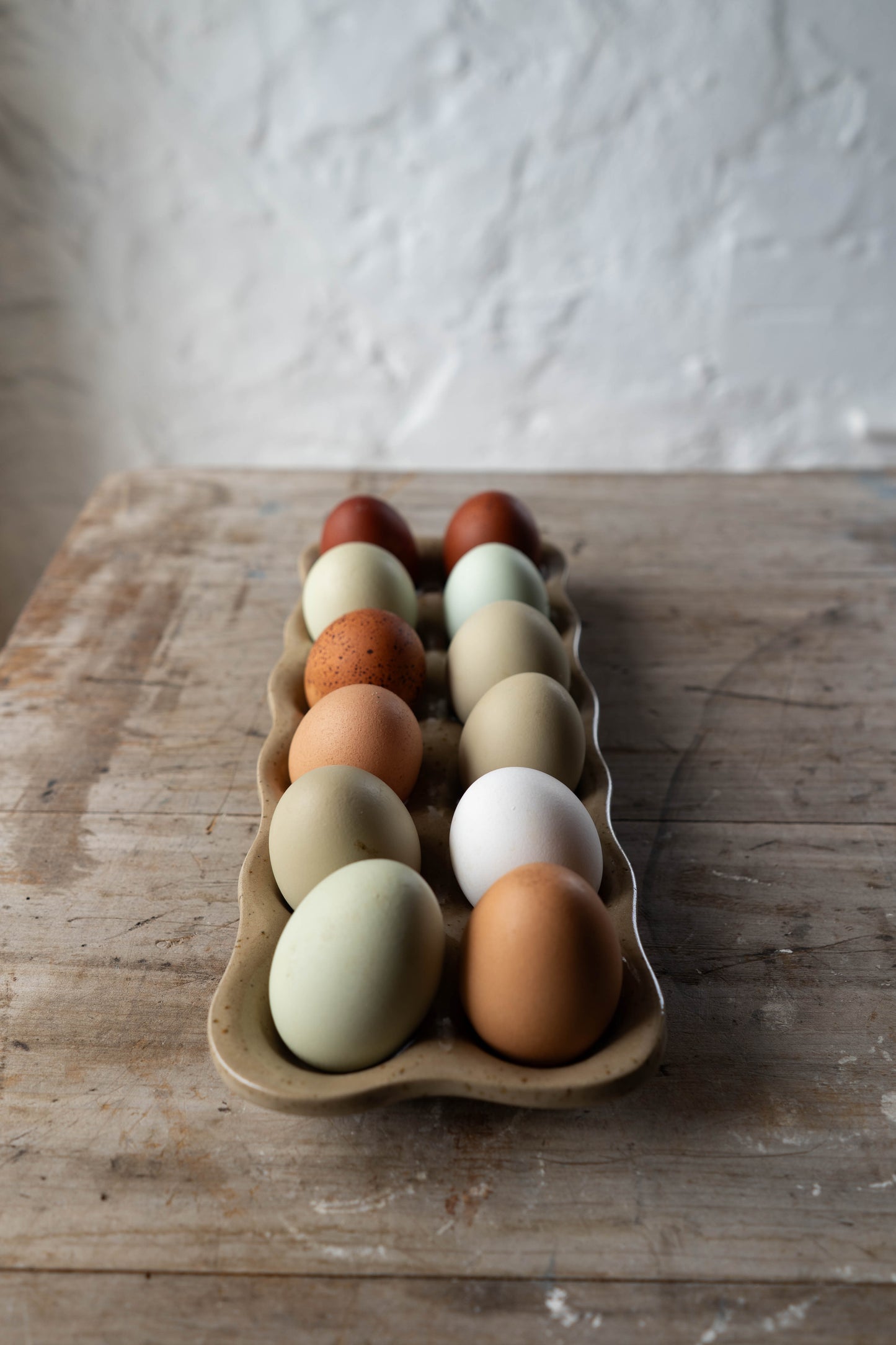 Stoneware Egg Tray