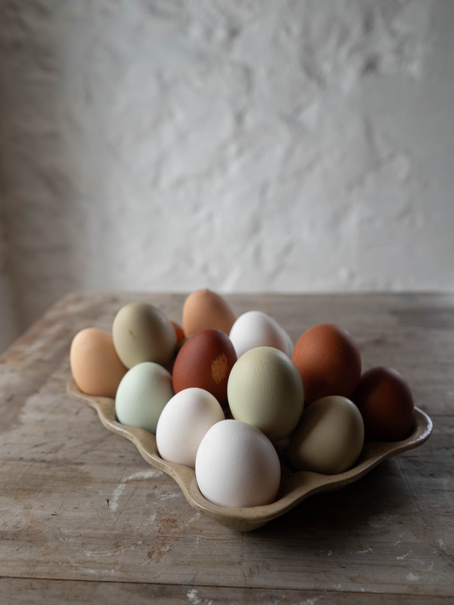 Stoneware Egg Tray