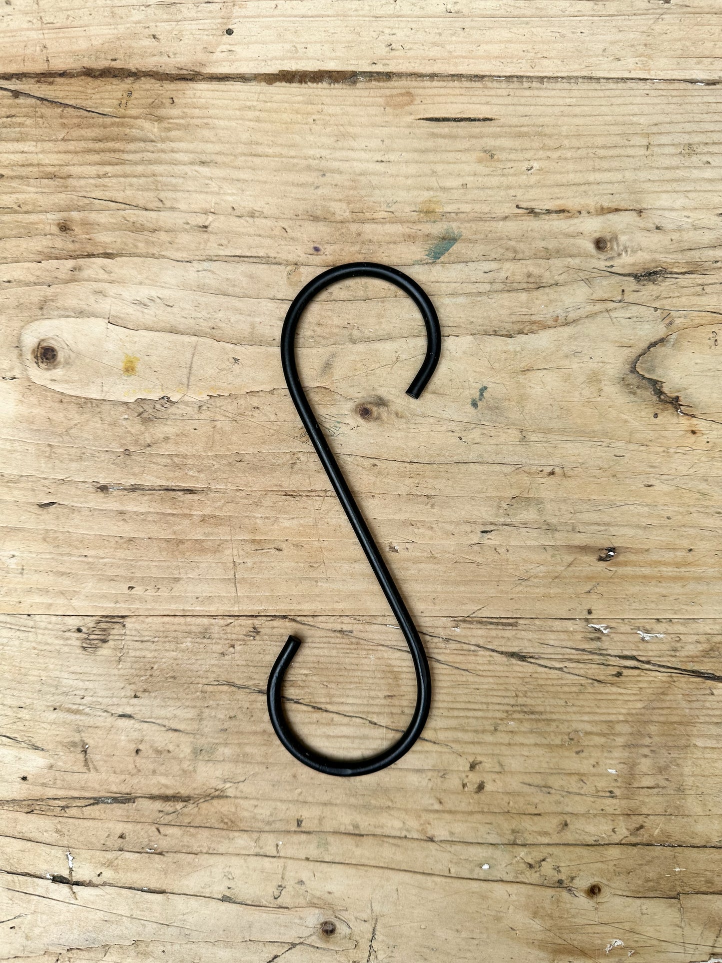 Rounded Black S Hook | Large