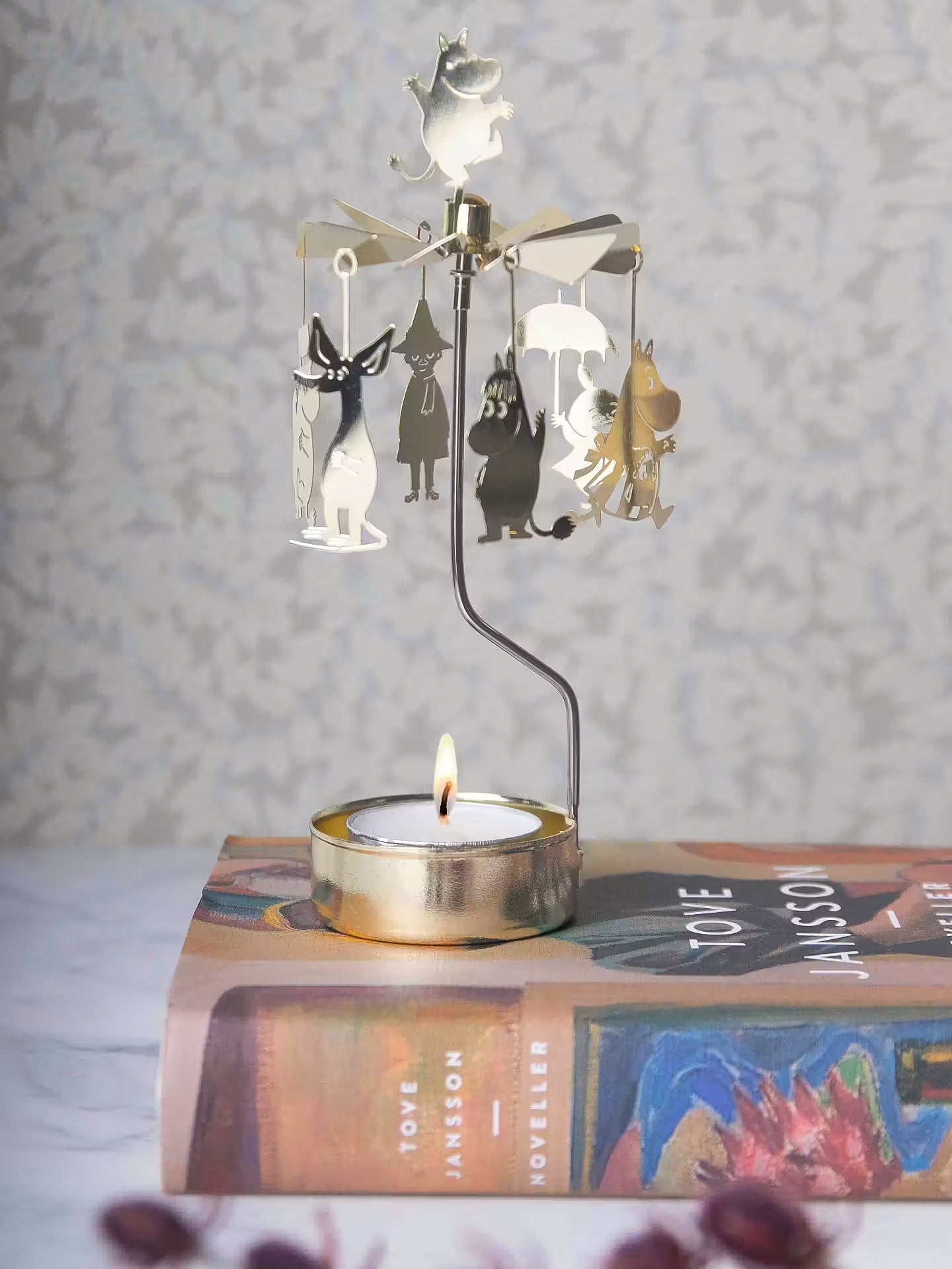 Moomin Änglaspel Rotary Candle Holder