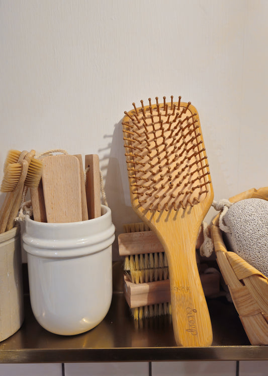 Bamboo Hairbrush | Paddle