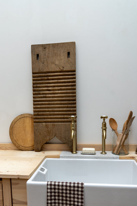 Antique Oak Washboard