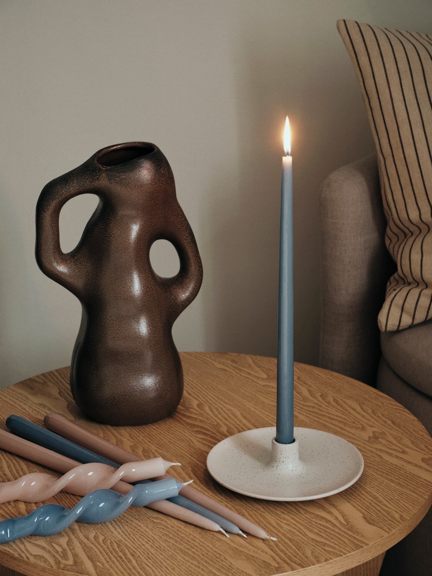 Nordic Candle Holder | Vanilla