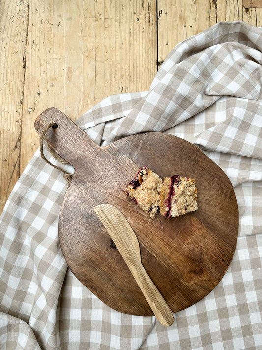 Gingham Tablecloth | Beige White