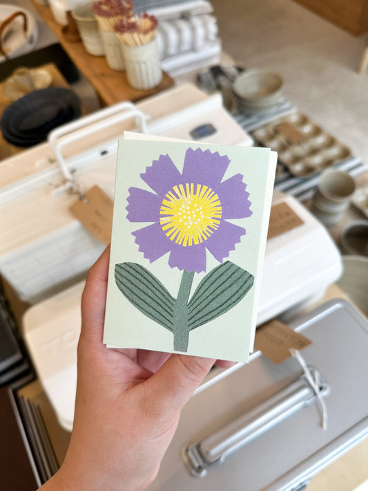 Little Purple Flower Card