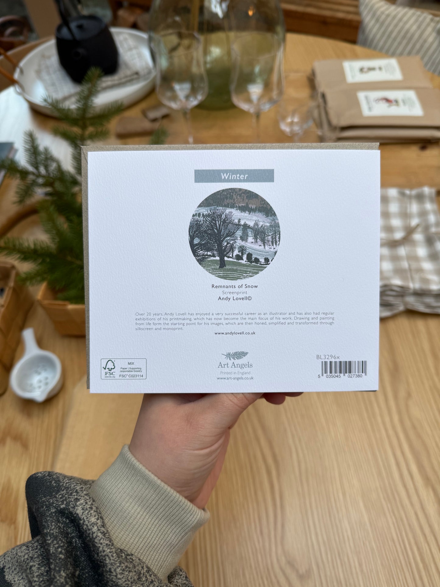 Remnants of Snow Card