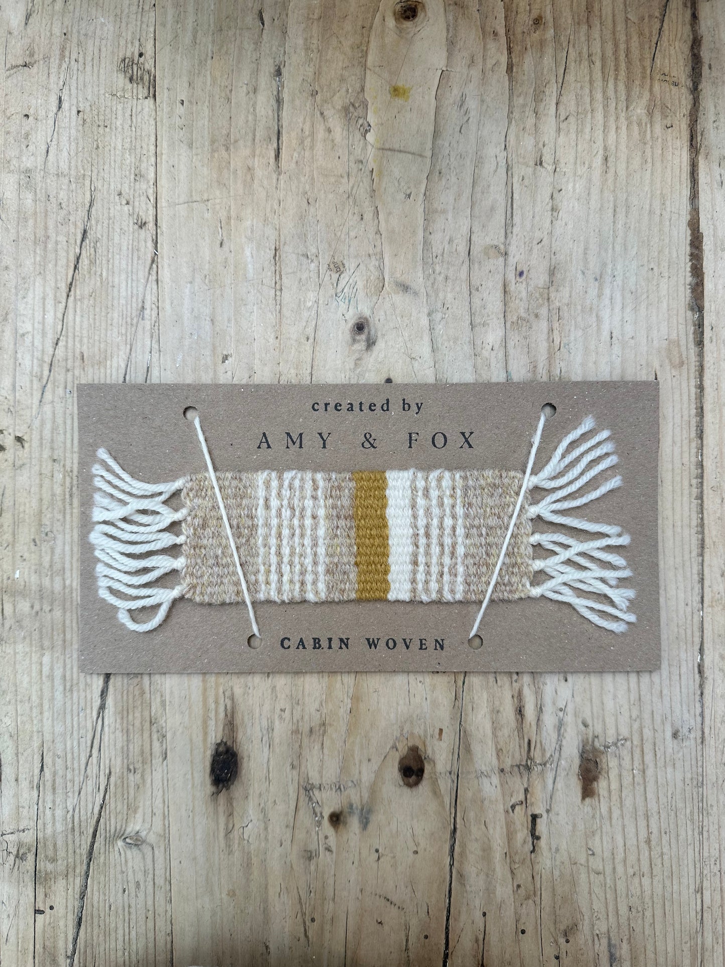 Hand Woven Wool Bookmark