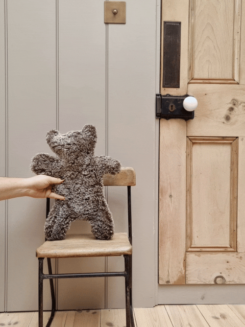 Sheepskin Teddy Bear Hot Water Bottle
