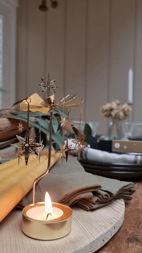 Northern Star Änglaspel Rotary Candle Holder