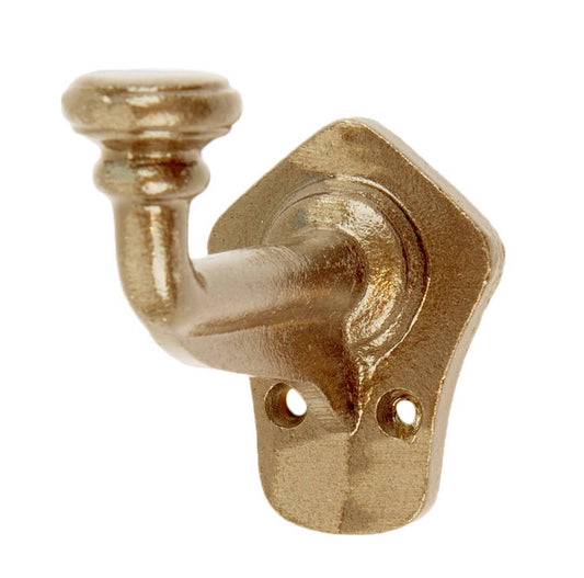 Flat Top Larder Hook | Brass