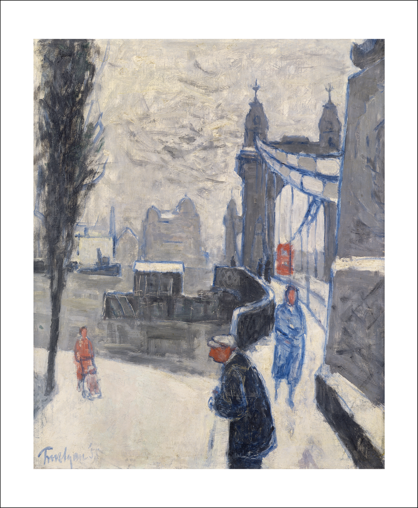 Hammersmith Bridge, Winter Card