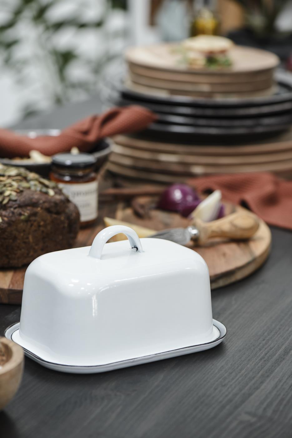 Enamel Butter Box