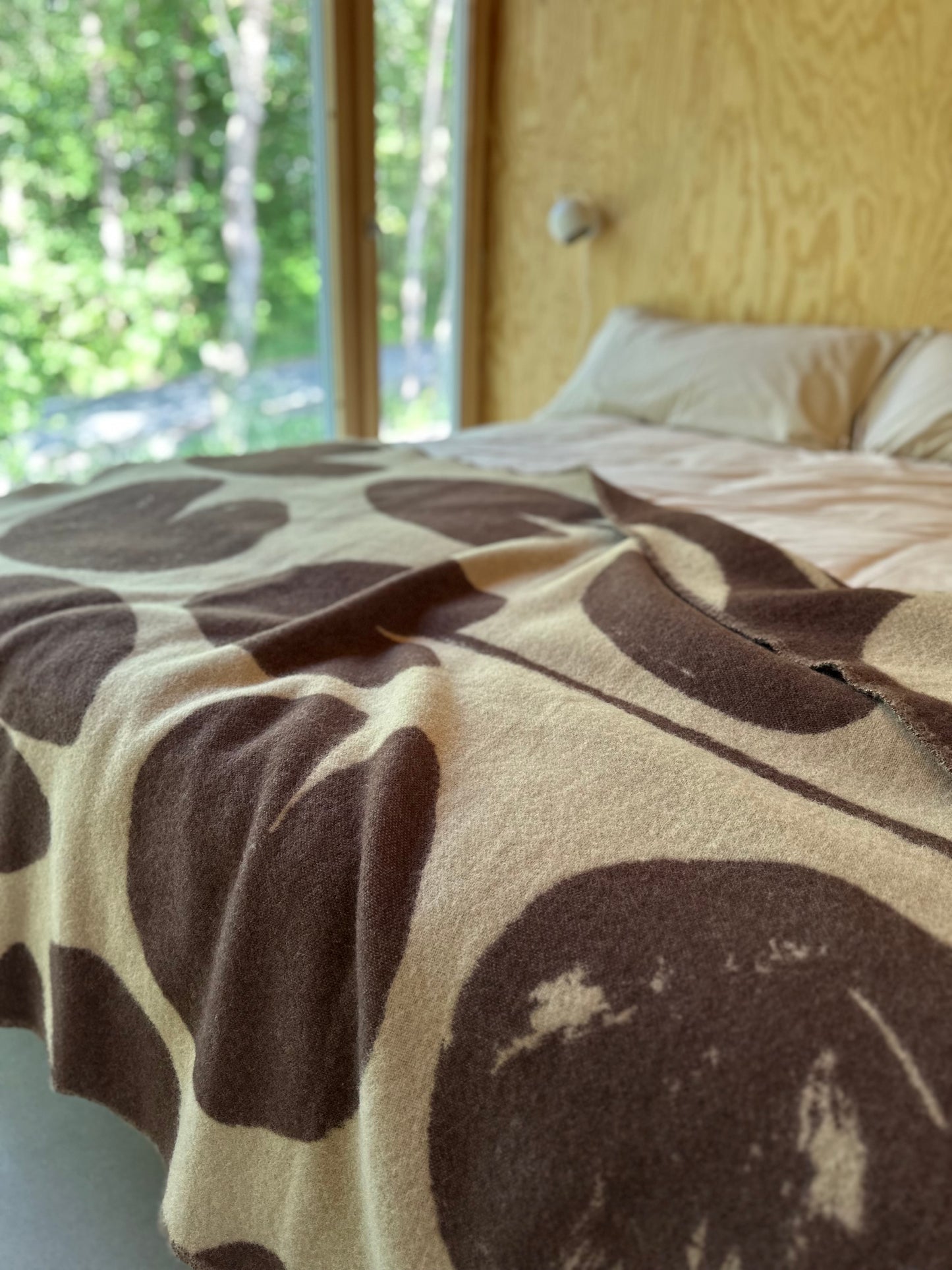 Water Lilies Wool Blanket