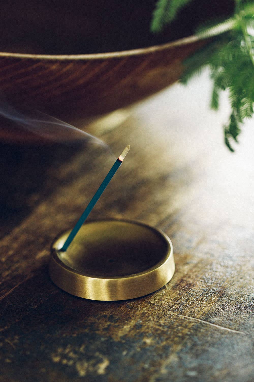 Brass Incense Stand | Round
