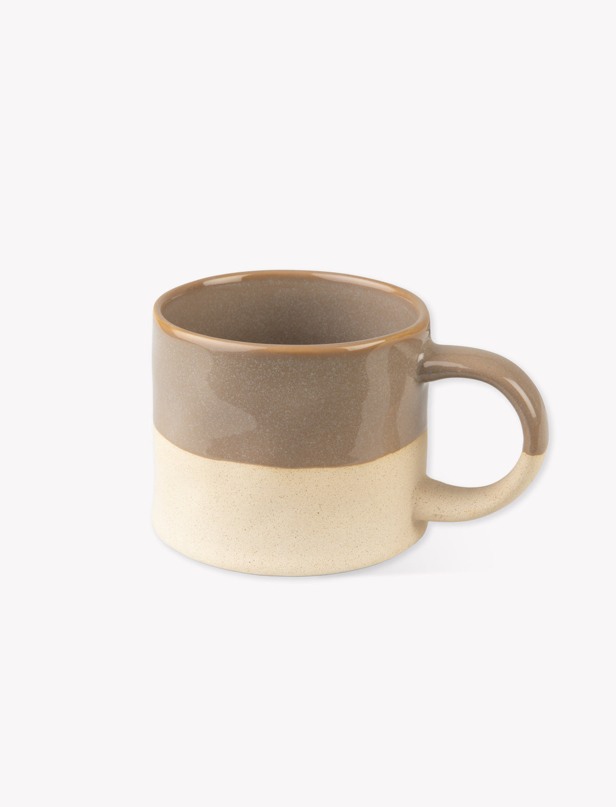 Half Glazed Mug | Truffle
