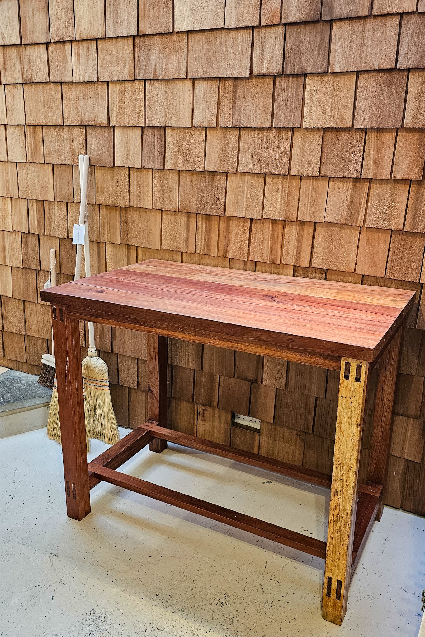 Vintage Hardwood Lab Bench