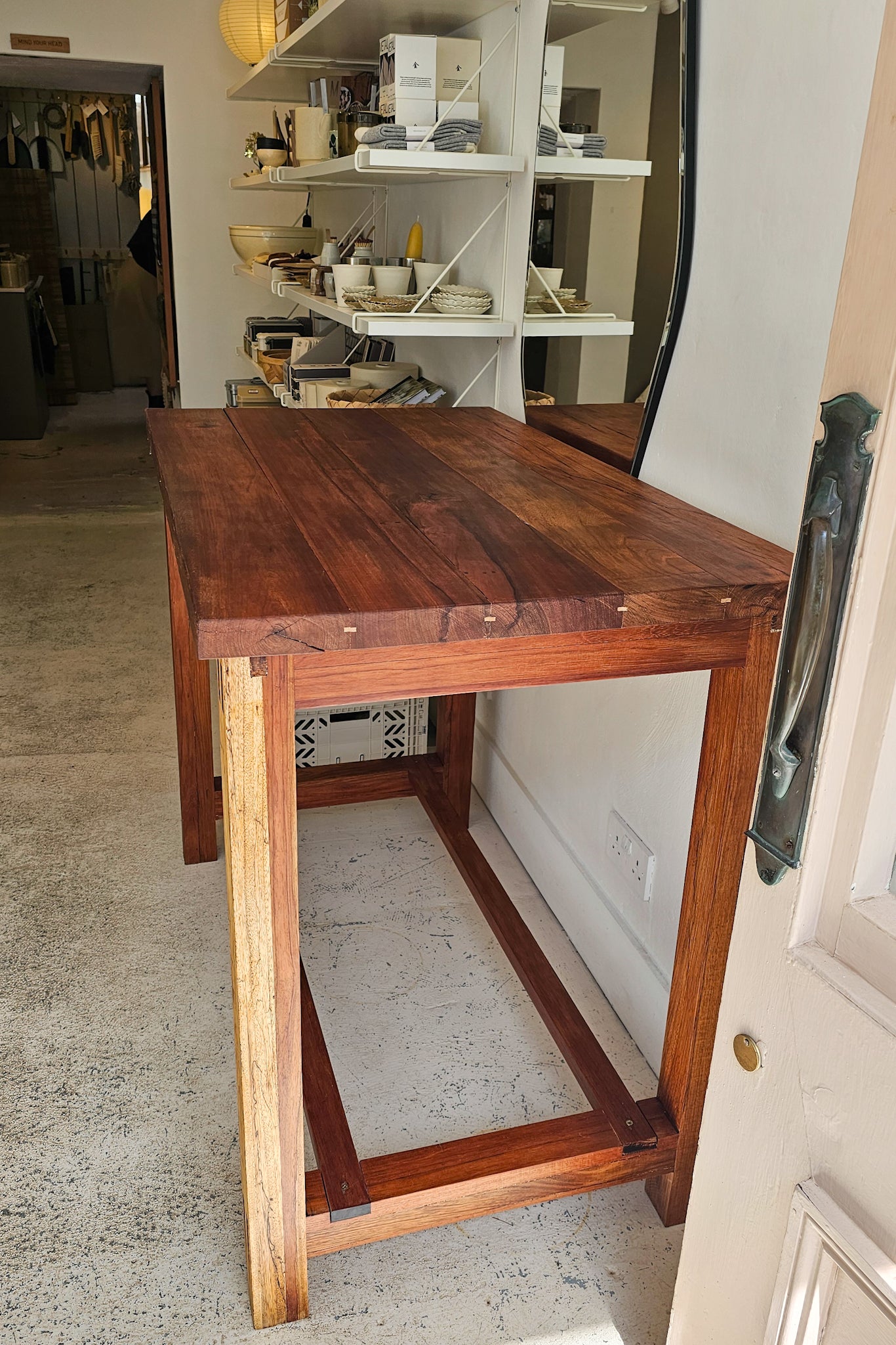 Vintage Hardwood Lab Bench