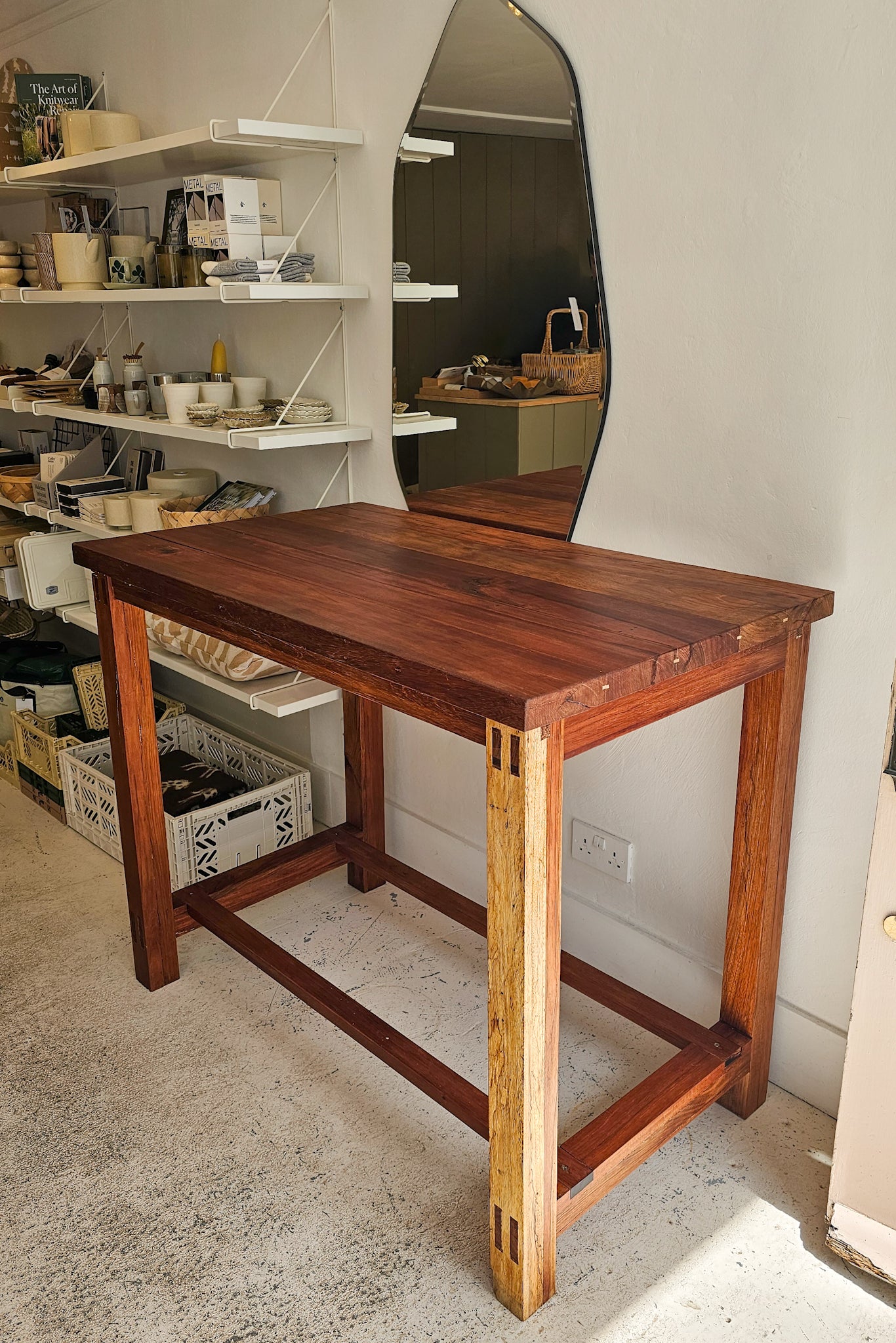 Vintage Hardwood Lab Bench