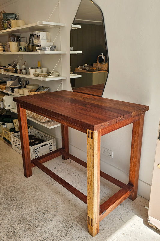 Vintage Hardwood Lab Bench