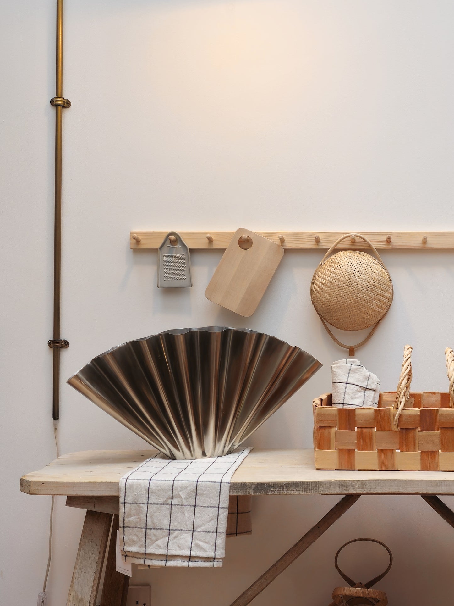 Flood Vase | Large Brushed Silver