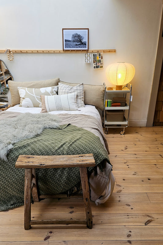 Vintage Rustic Stool | Long