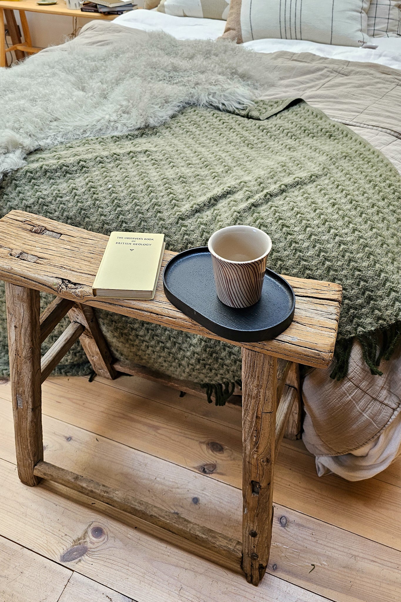 Vintage Rustic Stool | Long