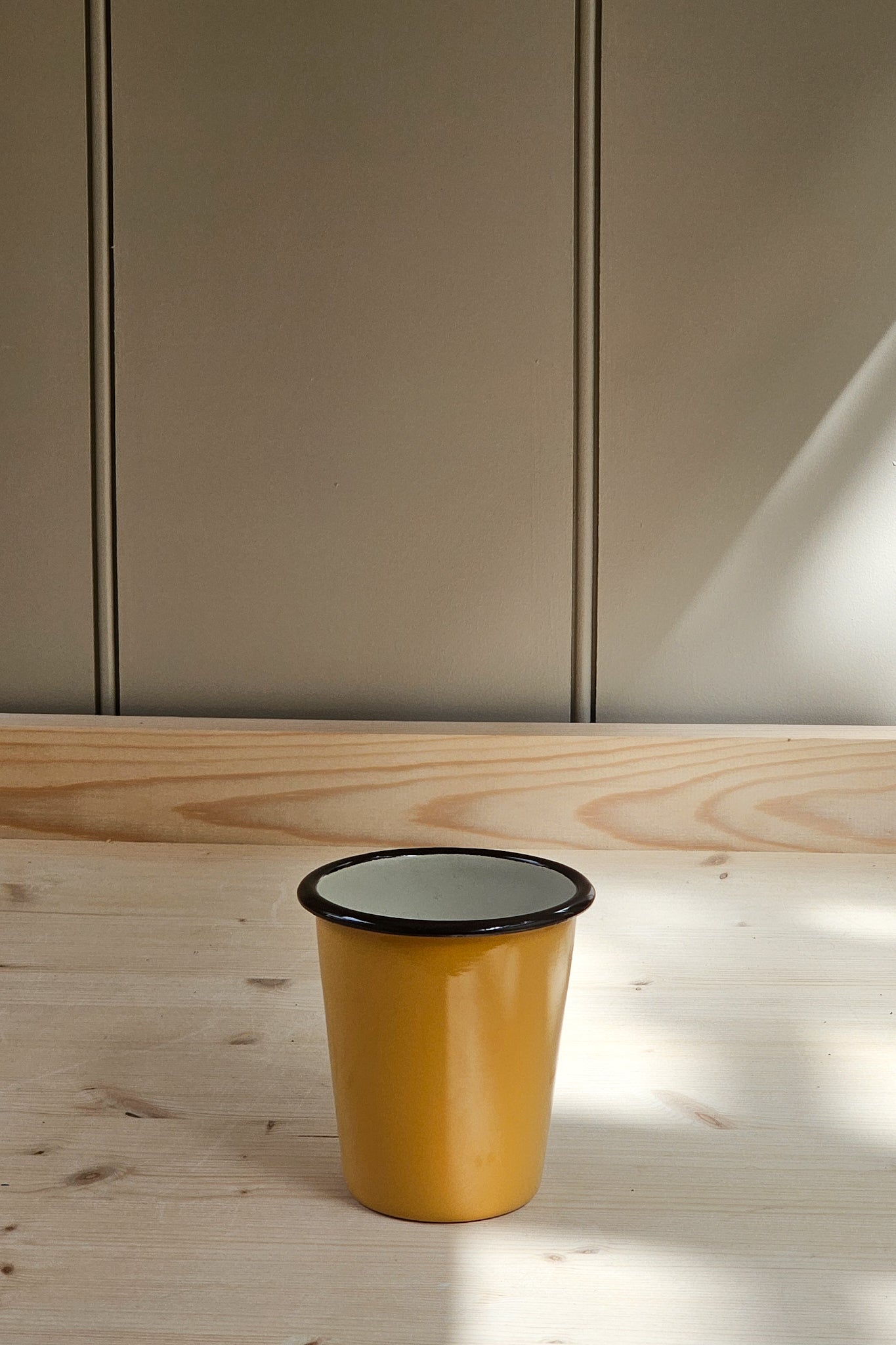 Colour Block Vintage Enamel Cups | Various