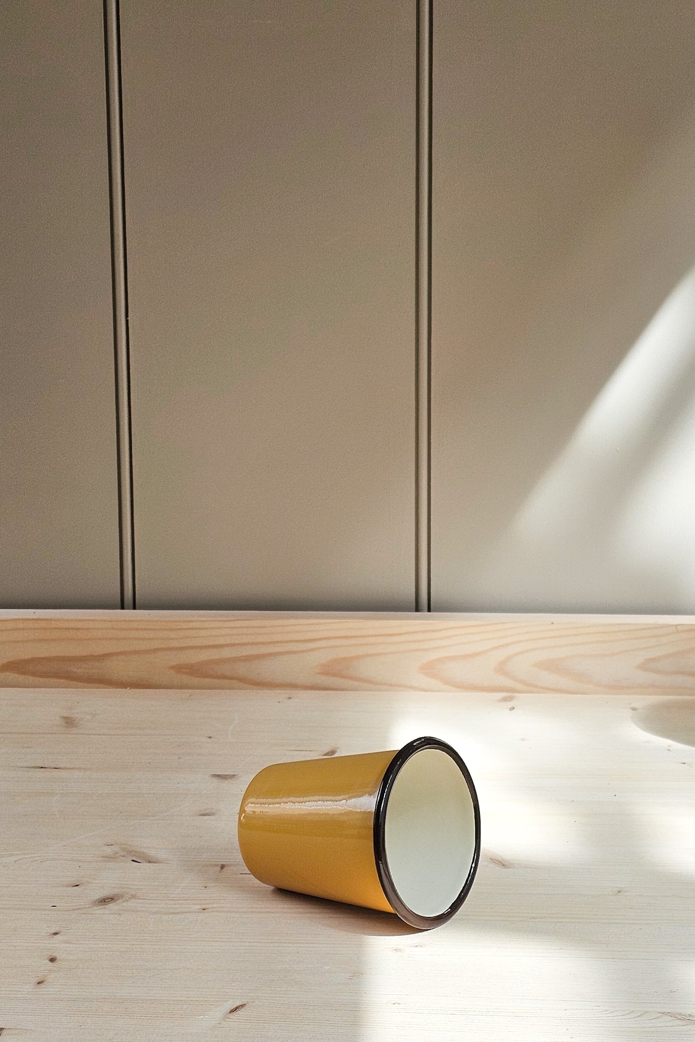 Colour Block Vintage Enamel Cups | Various
