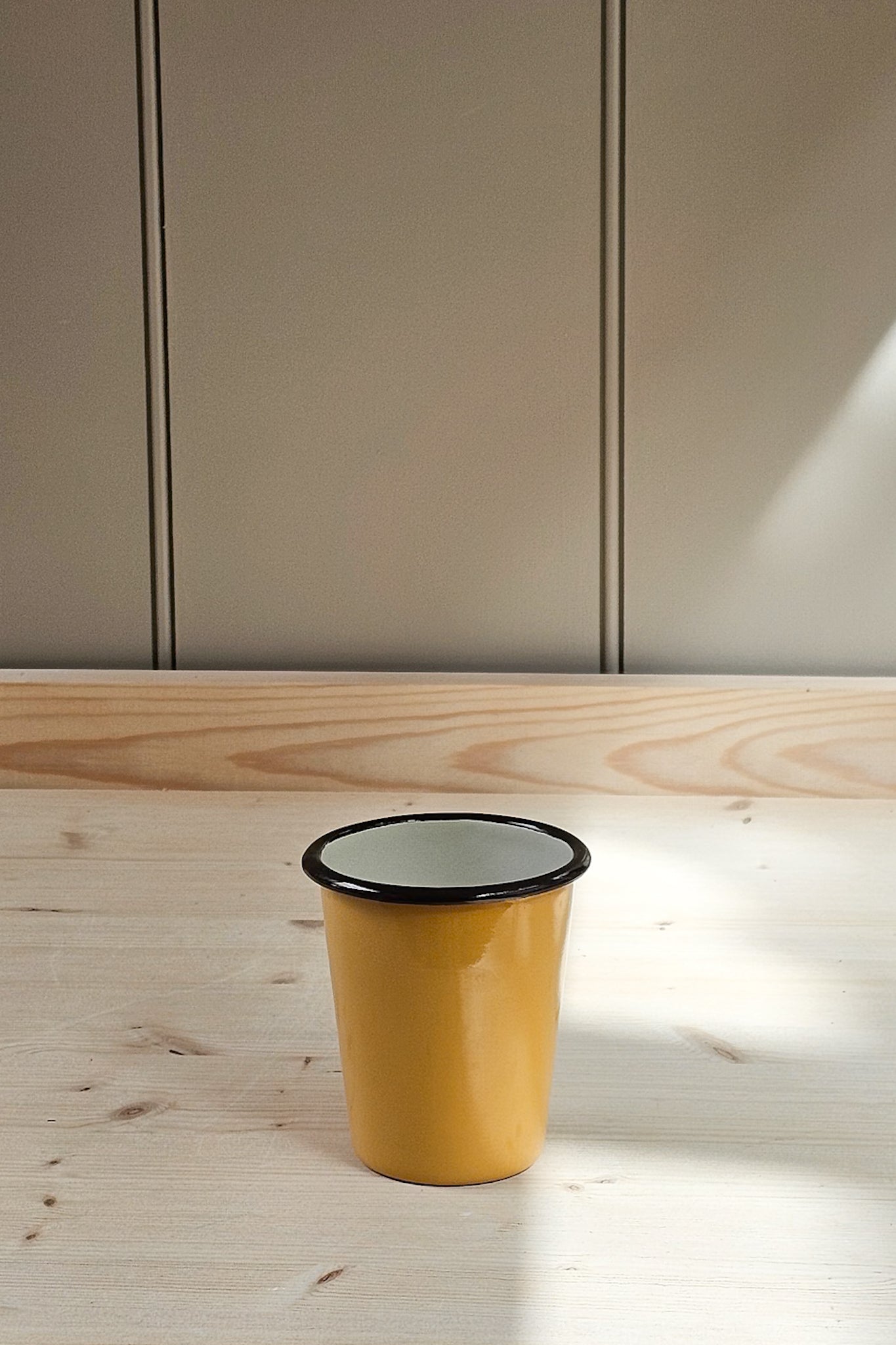 Colour Block Vintage Enamel Cups | Various