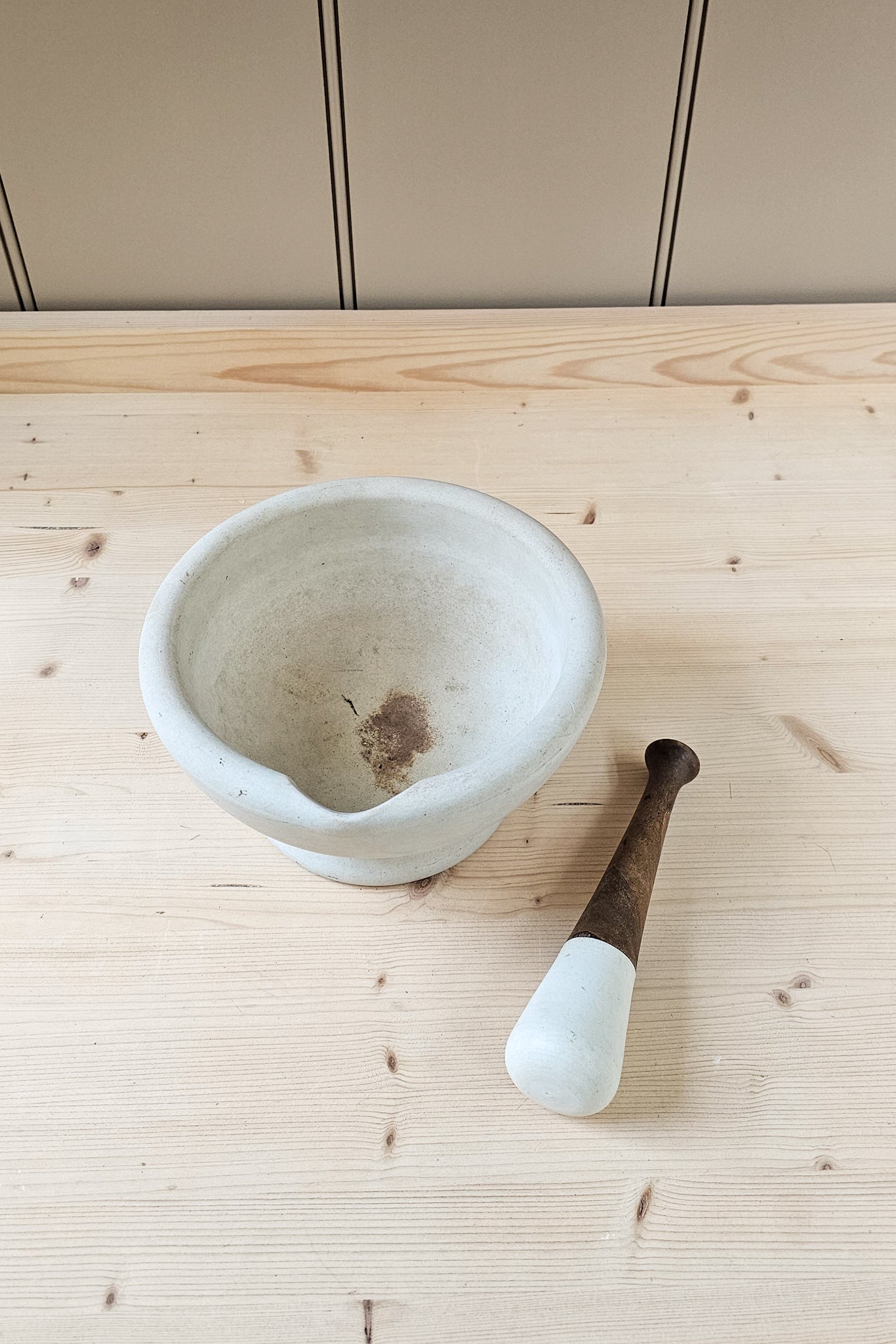 Vintage Pestle & Mortar | Medium