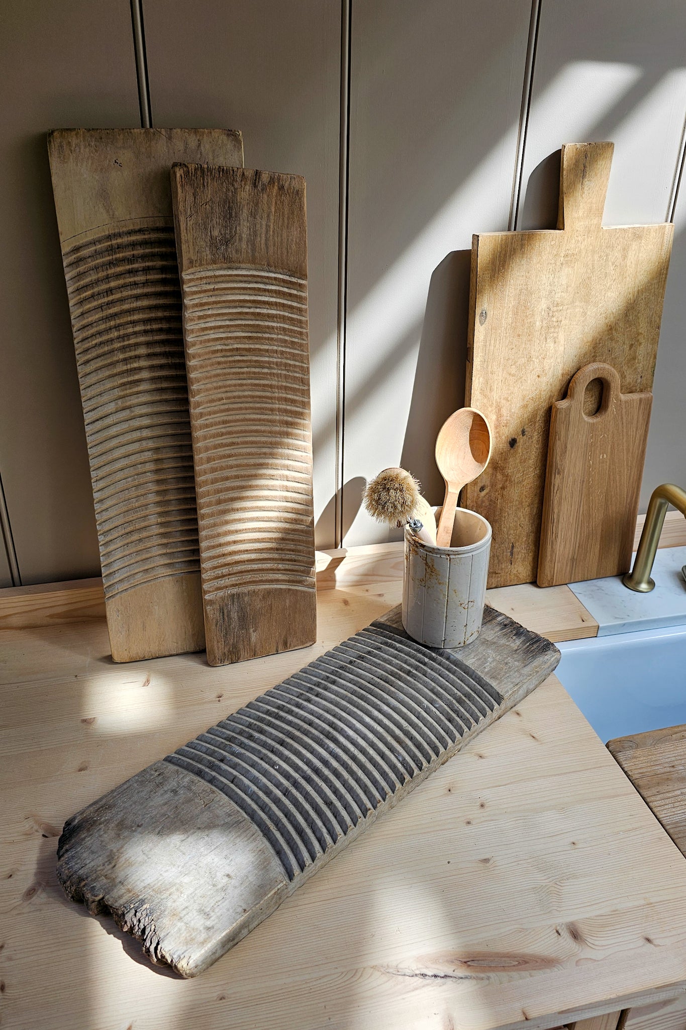 Vintage Wooden Washboard | Various