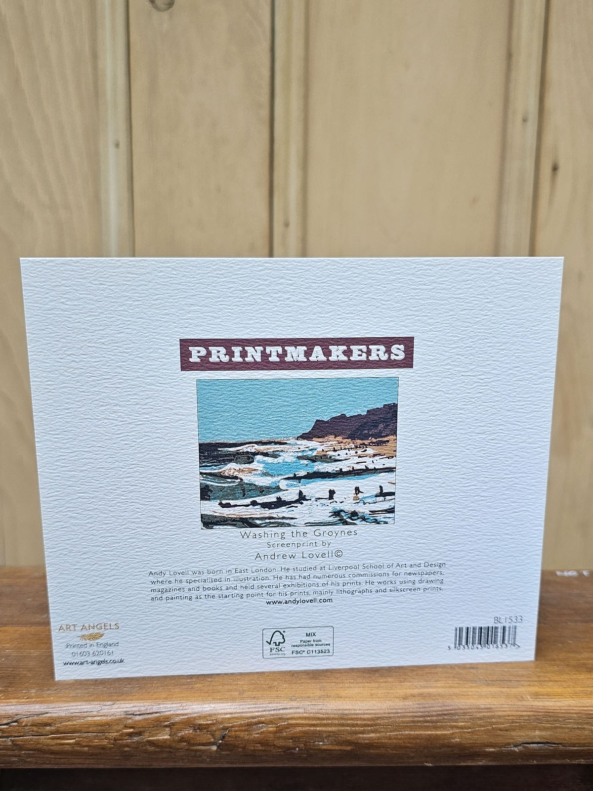 Washing the Groynes Card