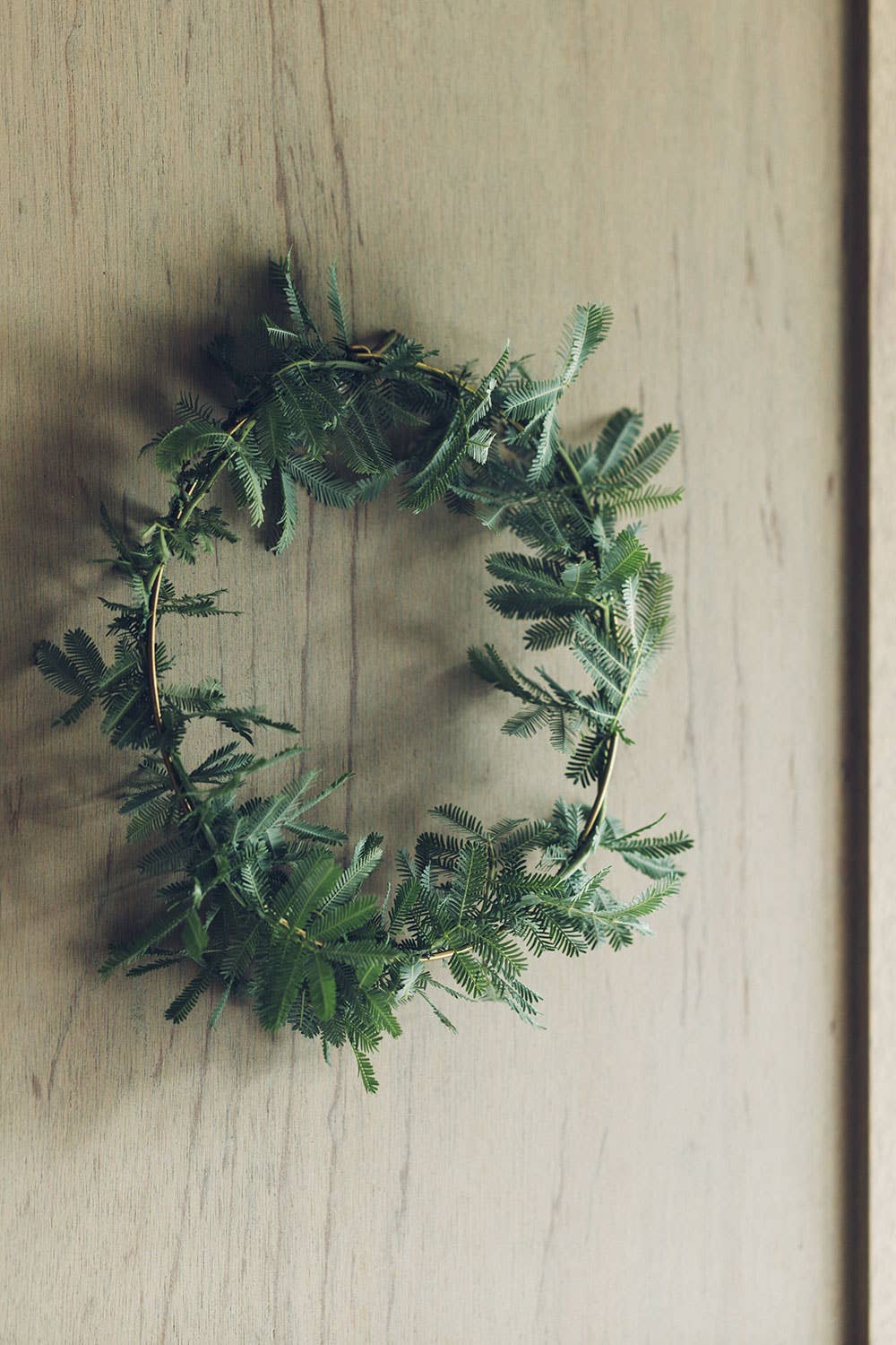 Brass Circle Wreath