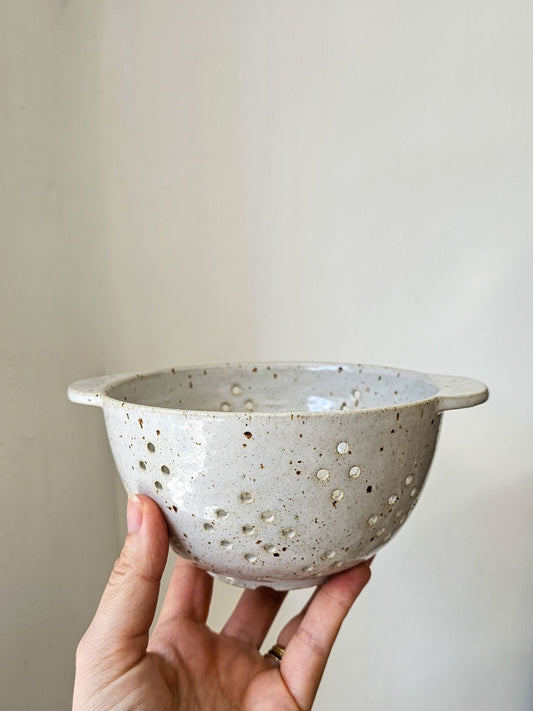 Gather Berry Bowl | White Speckle Stoneware
