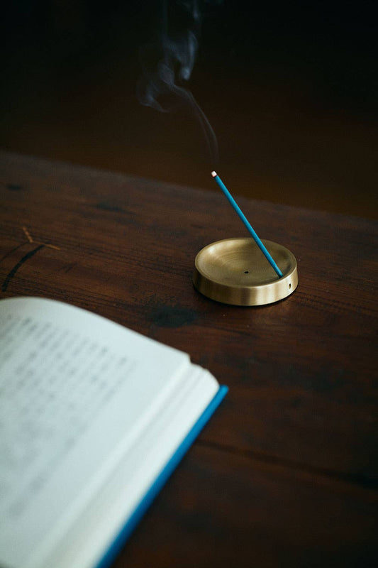 Brass Incense Stand | Round