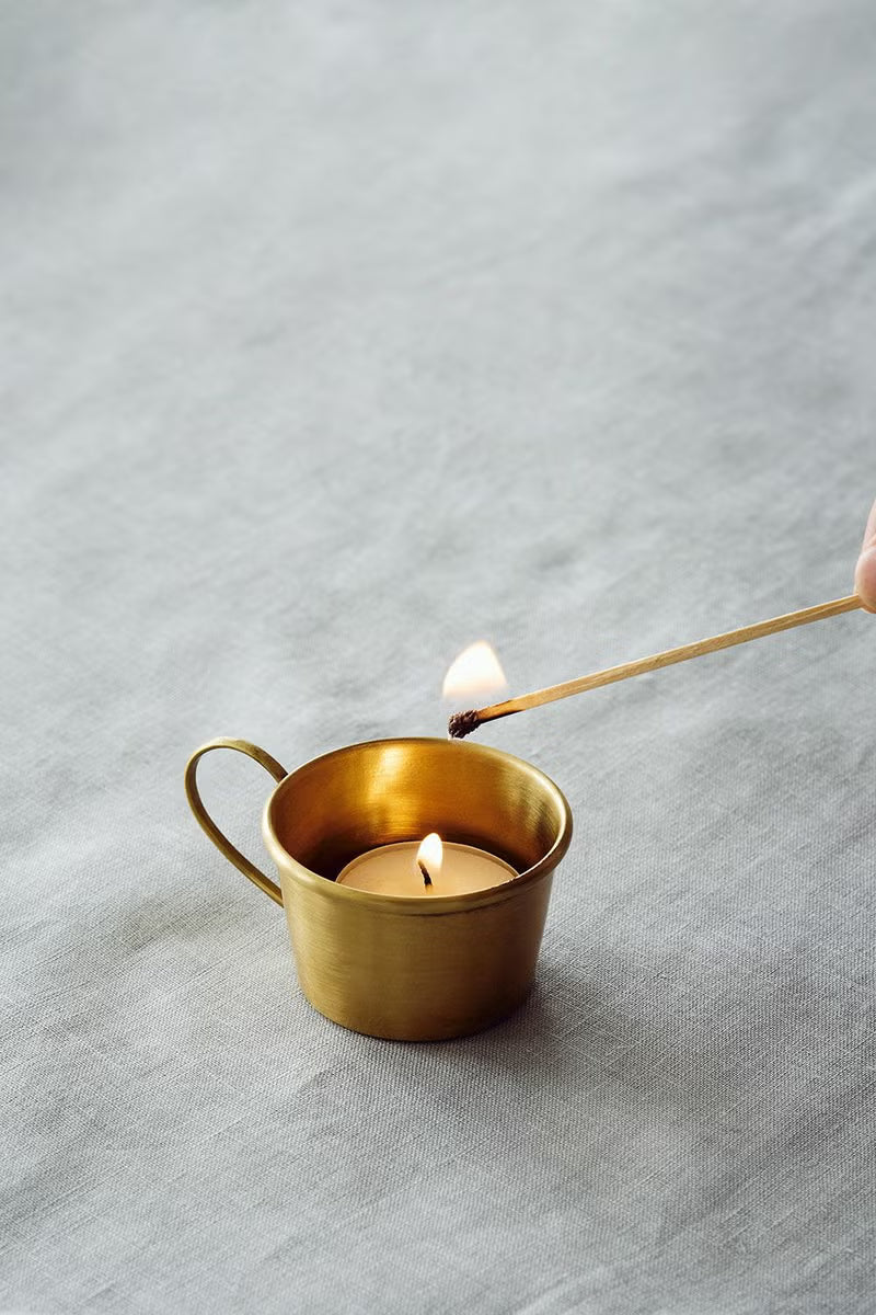 Brass Candle Cup