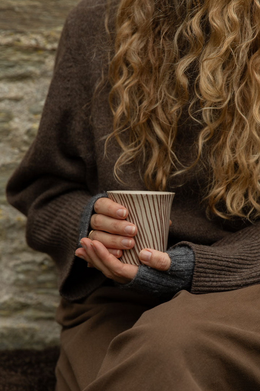 Diva Mug | Brown Stripe